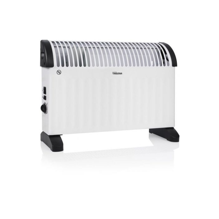 Tristar KA-5166 Calefactor Convector 2000W, 3 niveles de potencia 750-1250-2000W, Termostato y Función Turbo silencioso