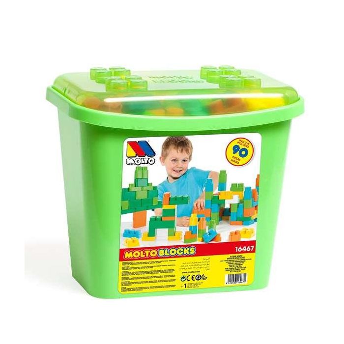 Juego construccion en bote 90 piezas 4 Juego construccion en bote 90 piezas 4