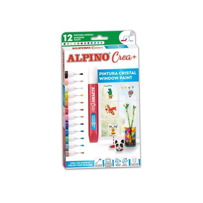 Pintura Para Cristal Alpino Estuche De 12
