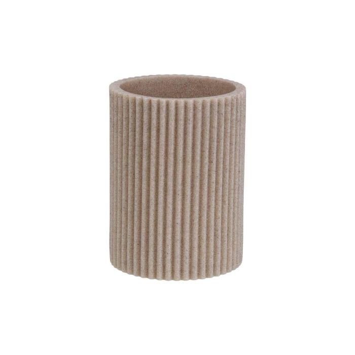 Portacepillos de Dientes Versa Beige Resina 6,9 x 10,2 x 6,9 cm 1 Portacepillos de Dientes Versa Beige Resina 6,9 x 10,2 x 6,9 cm 1