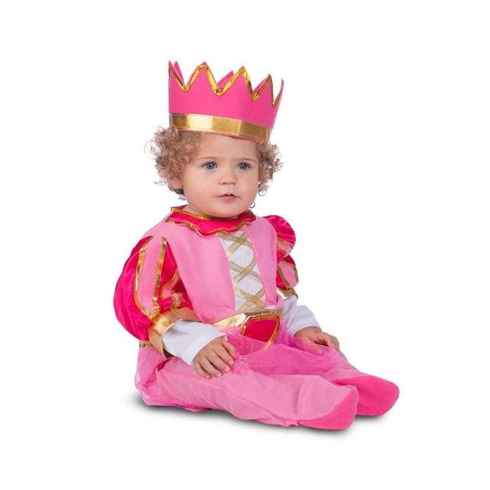 Disfraz princesa rosa bebé talla 7-12 m 1 Disfraz princesa rosa bebé talla 7-12 m 1