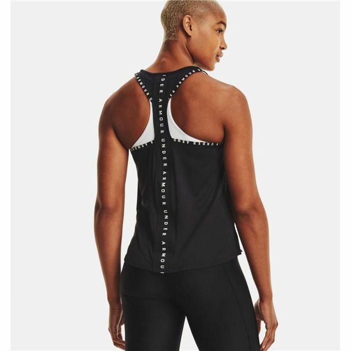 Camiseta de Tirantes Mujer Under Armour Knockout Negro 3 Camiseta de Tirantes Mujer Under Armour Knockout Negro 3