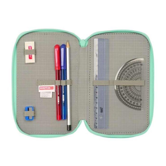 Safta Plumier Triple 37 Pcs "Cuore" 12,5x19,5x5,5 cm 2