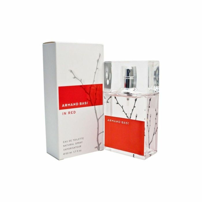 Armand Basi IN RED Eau de Toilette Vaporizador para Mujer 50 ml. Fragancia Floral Amaderada Dulce y de larga duración.