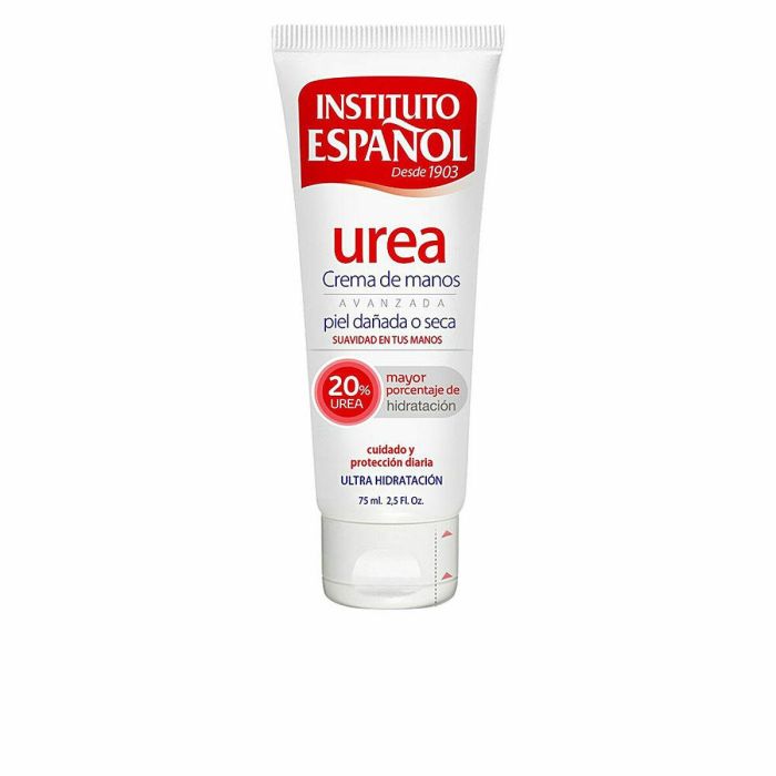 Instituto Español UREA 20% Crema de Manos para Piel Seca o Dañada, 75 ml