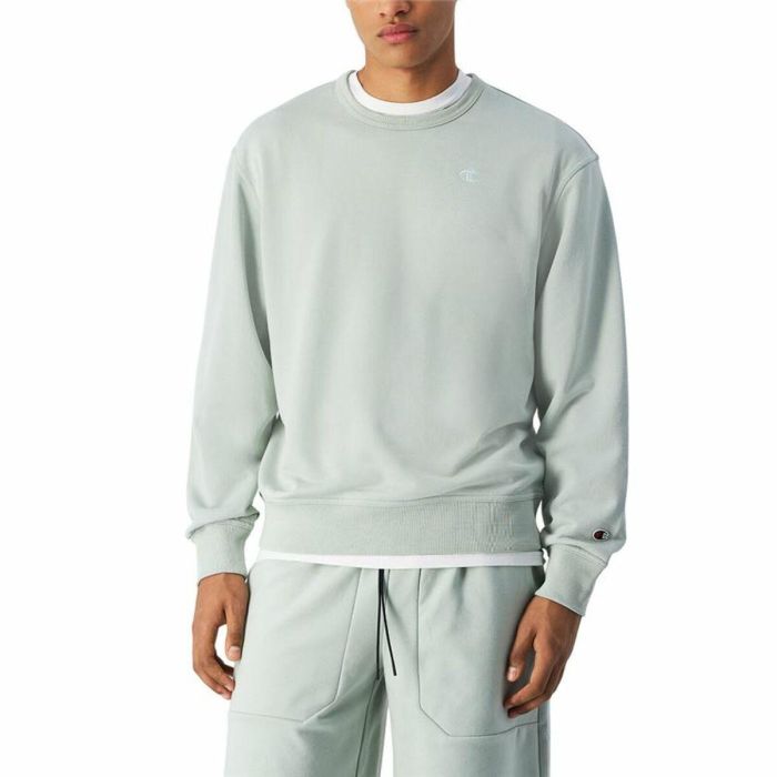 Sudadera sin Capucha Hombre Champion Champion Crewneck Azul 4 Sudadera sin Capucha Hombre Champion Champion Crewneck Azul 4