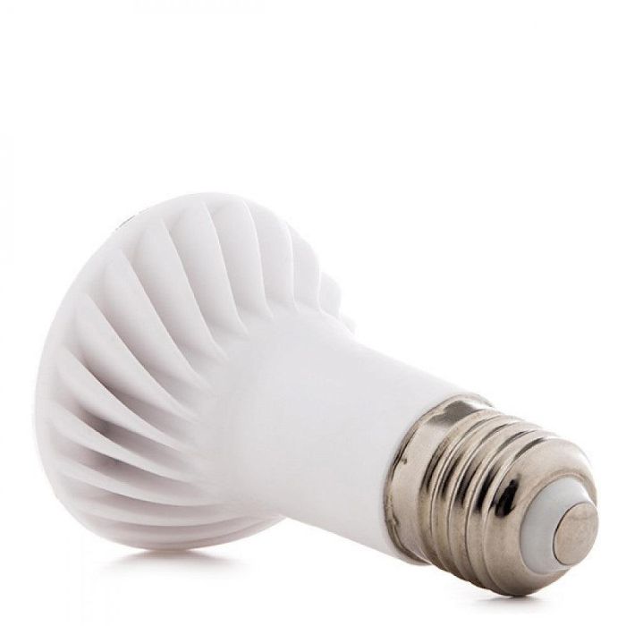 Bombilla LED E27 7W 560Lm 6000ºK Cerámica R63 40.000H [HO-7W-R63-E27-CW 1