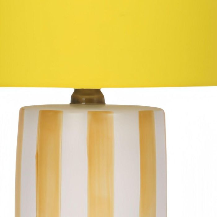 DKD Home Decor Lámpara de Sobremesa Moderna 20x34x20cm, Cerámica y Poliéster, Naranja Amarillo, E27, 50W (2 Unidades) 1 DKD Home Decor Lámpara de Sobremesa Moderna 20x34x20cm, Cerámica y Poliéster, Naranja Amarillo, E27, 50W (2 Unidades) 1