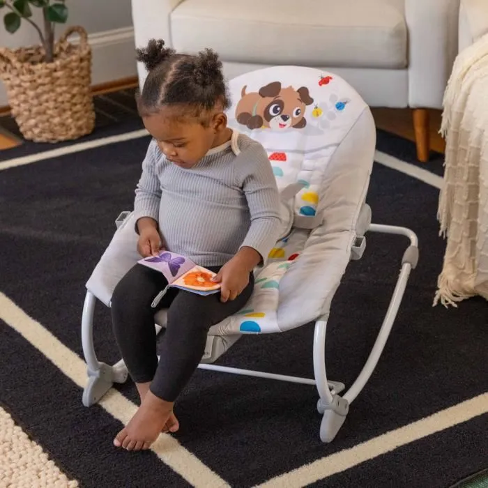 Baby Einstein BAB0074451999022 Mecedora Evolutiva 3 en 1 con Melodías y Vibraciones, 3 Posiciones, Arco de Juguetes, 0-30 Meses 4