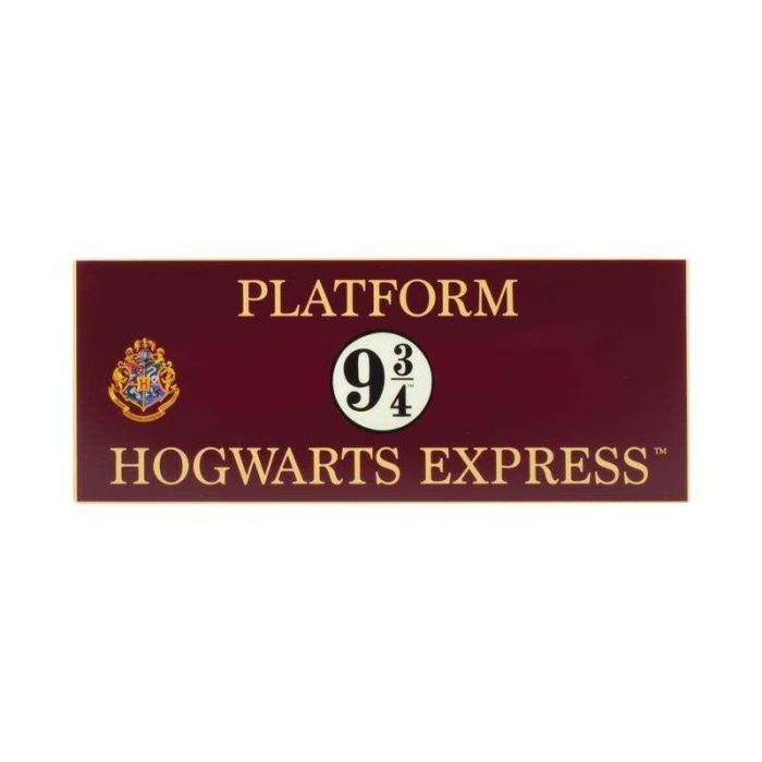 Redstring Lámpara Logo Harry Potter Andén 9 3/4 PP8773HP - Luz de Noche con Enchufe, Hogwarts Express