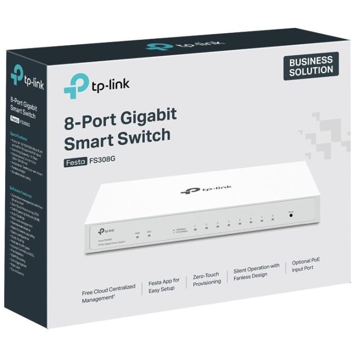 TP-Link Smart Switch Festa FS308G 8-Port Gigabit 5 TP-Link Smart Switch Festa FS308G 8-Port Gigabit 5