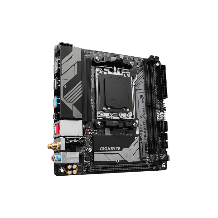 GIGABYTE A620I AX placa base AMD A620 Zócalo AM5 mini ITX 2 GIGABYTE A620I AX placa base AMD A620 Zócalo AM5 mini ITX 2