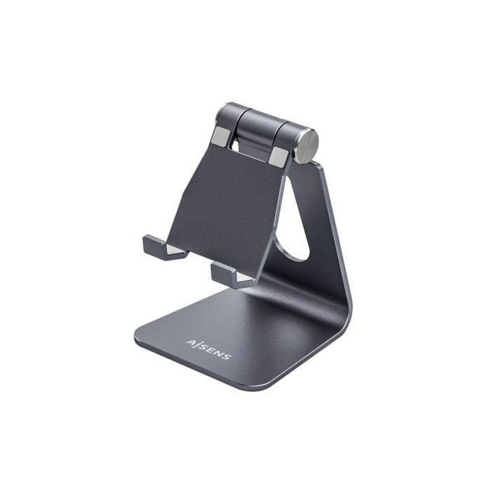 Aisens Soporte de Sobremesa Tamaño M Ajustable para Móvil o Tablet, Aleación de Aluminio, Gris Aisens Soporte de Sobremesa Tamaño M Ajustable para Móvil o Tablet, Aleación de Aluminio, Gris