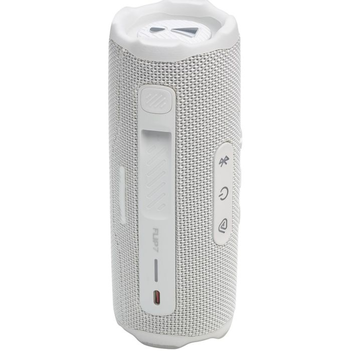 JBL Flip 7 Altavoz Bluetooth 35W con AI Sound Boost y Auracast, Resistente al Agua IP68, Blanco 8 JBL Flip 7 Altavoz Bluetooth 35W con AI Sound Boost y Auracast, Resistente al Agua IP68, Blanco 8