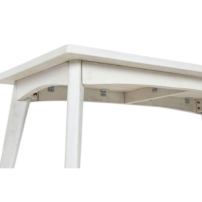 Mesa Centro Romantico DKD Home Decor Blanco Roto 55 x 45 x 115 cm 2