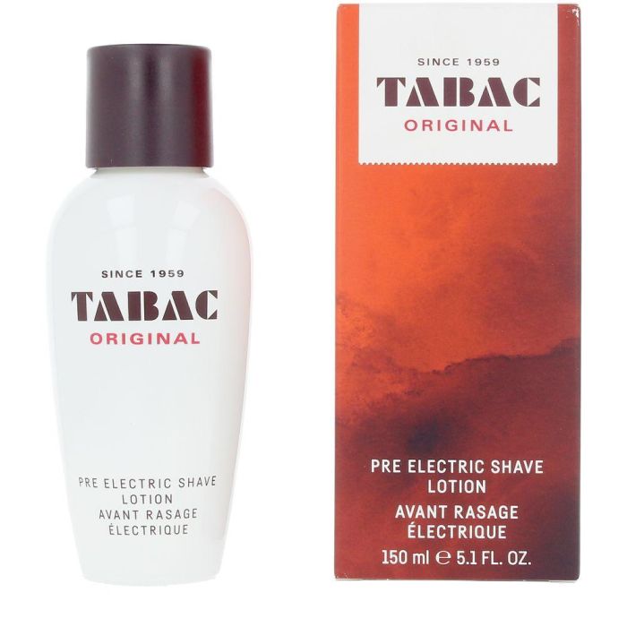 Tabac Original Pre-Shave Lotion para Afeitado Eléctrico 150 ml - Con Hamamelis, Fragancia Original 1