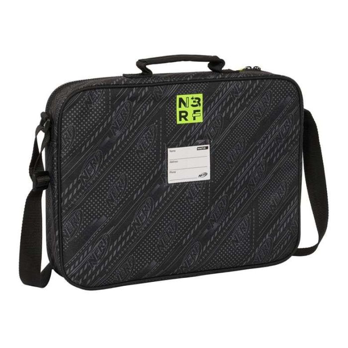 Cartera Escolar Nerf Get ready Negro 38 x 28 x 6 cm 2