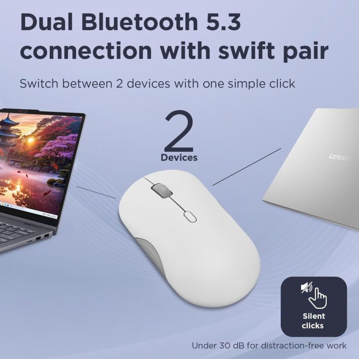 Ratón Lenovo GY51S61907 Gris 2400 dpi 16