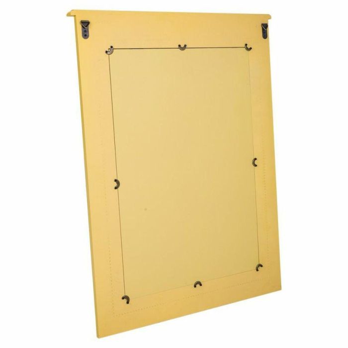 Espejo de pared Alexandra House Living Amarillo 3 x 90 x 70 cm Rectangular 4