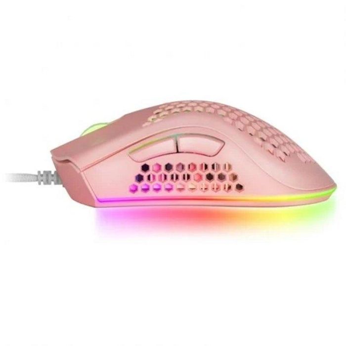 Mars Gaming MMEXP Ratón Óptico USB 32000DPI RGB Rosa 75g Ultra-ligero para Gaming 2 Mars Gaming MMEXP Ratón Óptico USB 32000DPI RGB Rosa 75g Ultra-ligero para Gaming 2