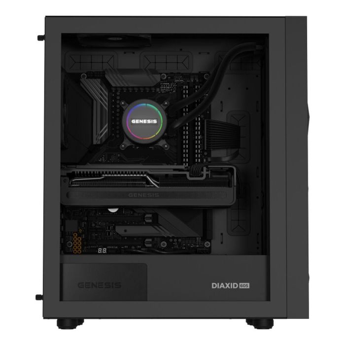 GENESIS NLG-2320 Kit de Refrigeración Líquida para Ordenador de Sobremesa (PC), Carcasa, Color Negro, 3 Ventiladores 3