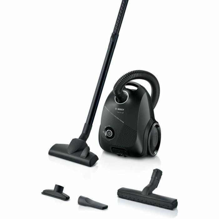 Bosch BGLS2BA1H Serie 2 - Aspirador con bolsa - 600 W - 3,5L Capacidad - Microfiltro lavable