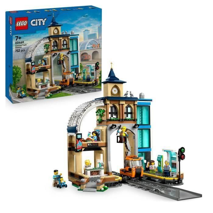 LEGO 60469 City Estación Central Set de Construcción de Juguete para Niños y Niñas, Edad Recomendada 7+ Años 0 LEGO 60469 City Estación Central Set de Construcción de Juguete para Niños y Niñas, Edad Recomendada 7+ Años 0