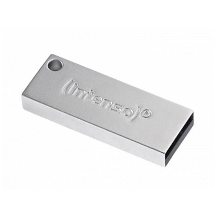 Intenso - Memoria USB 3.0 Premium 32 GB - Lápiz USB de Metal - Hasta 100 MB/s - Plata Intenso - Memoria USB 3.0 Premium 32 GB - Lápiz USB de Metal - Hasta 100 MB/s - Plata