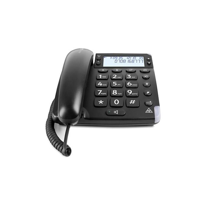 Doro Magna 4000 Teléfono Analógico con Altavoz, Identificador de Llamadas, 50 Entradas, Negro 1 Doro Magna 4000 Teléfono Analógico con Altavoz, Identificador de Llamadas, 50 Entradas, Negro 1