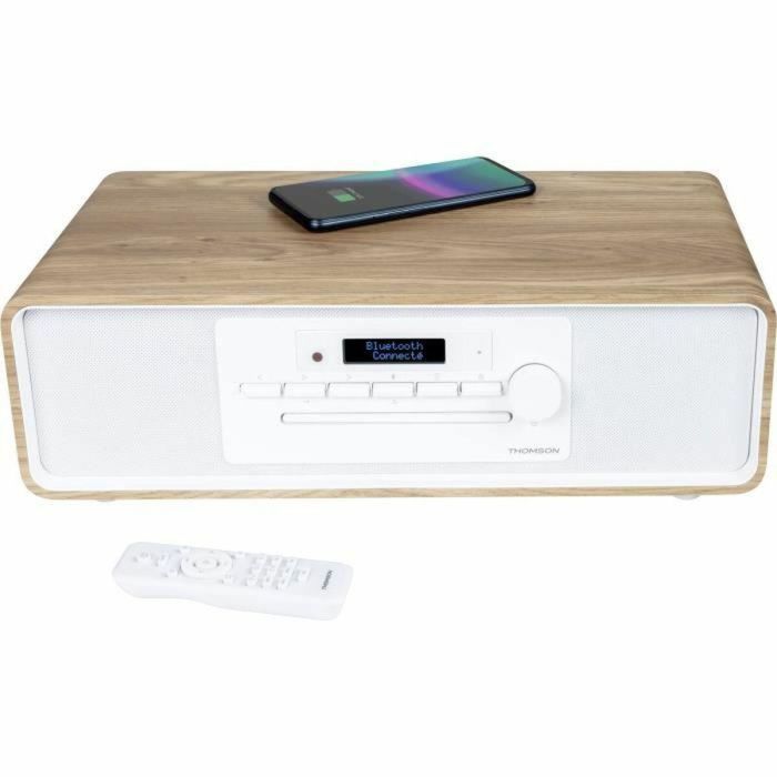 Thomson THO1722425119940 Microsistema Bluetooth con Reproductor CD/MP3/USB, Radio FM/DAB+, 75W, Pantalla LCD y Mando a distancia