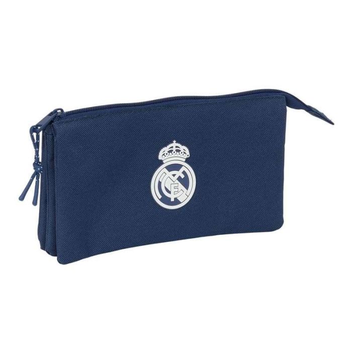 Safta Portatodo Triple Real Madrid Chica Marino 22x12x3 cm 3