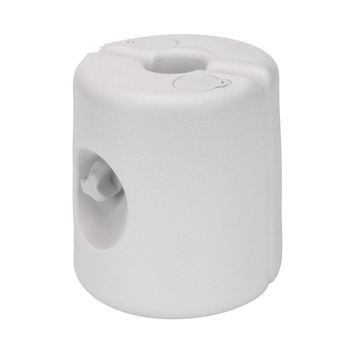 Eda Soporte para carpa rellenable 8 litros, diámetro 24cm, altura 25.5cm, ajustable a tubos de 20 a 32mm Eda Soporte para carpa rellenable 8 litros, diámetro 24cm, altura 25.5cm, ajustable a tubos de 20 a 32mm