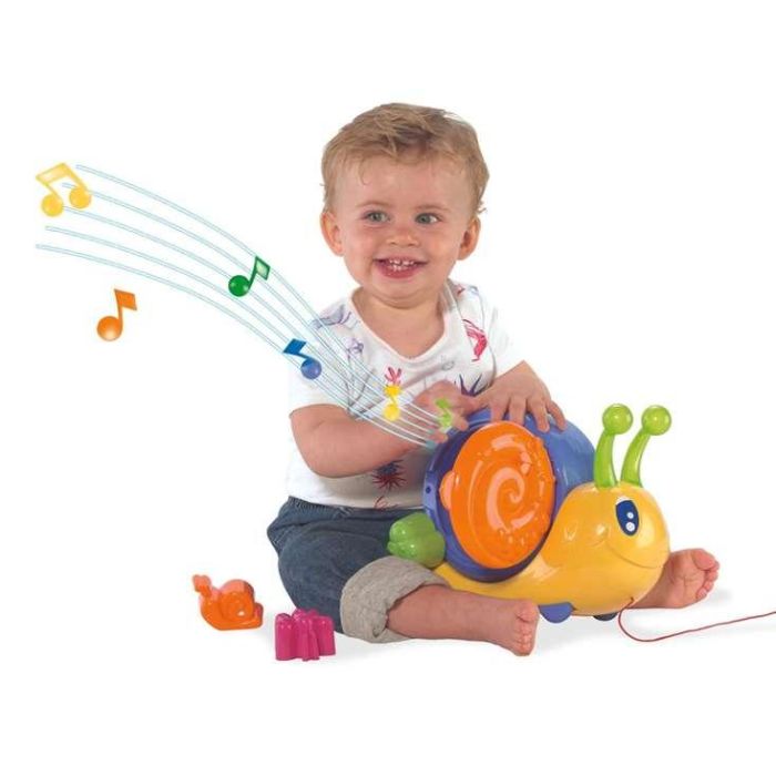 Arrastre caracol encajable con musica 26cm. 4 Arrastre caracol encajable con musica 26cm. 4