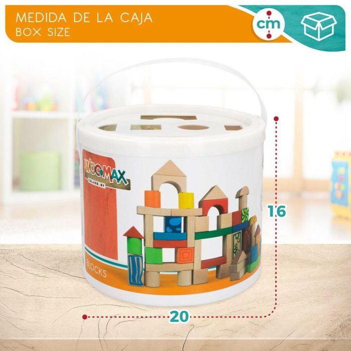 Juego de Construcción Woomax 50 Piezas (6 Unidades) 1 Juego de Construcción Woomax 50 Piezas (6 Unidades) 1