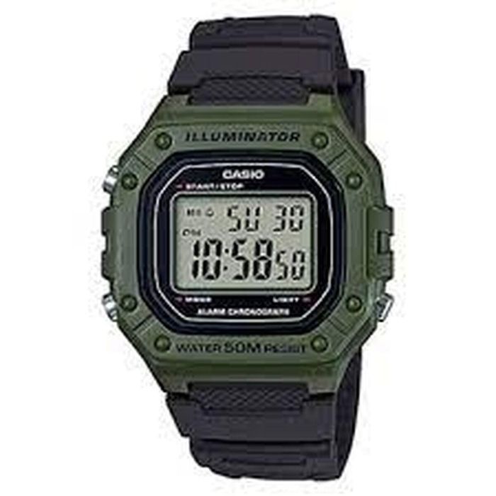 Reloj Hombre Casio W-218H-3AVDF Negro (Ø 43 mm) Reloj Hombre Casio W-218H-3AVDF Negro (Ø 43 mm)