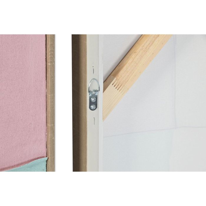 Cuadro Urban DKD Home Decor Rosa Turquesa 4.5 x 102 x 102 cm (2 Unidades) 5 Cuadro Urban DKD Home Decor Rosa Turquesa 4.5 x 102 x 102 cm (2 Unidades) 5
