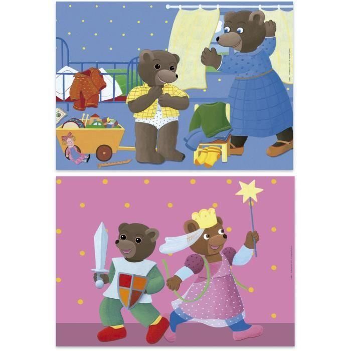 Puzzle - EDUCA - Osito Pardo: Set de 2 puzzles de 48 piezas para niños a partir de 4 años 1 Puzzle - EDUCA - Osito Pardo: Set de 2 puzzles de 48 piezas para niños a partir de 4 años 1