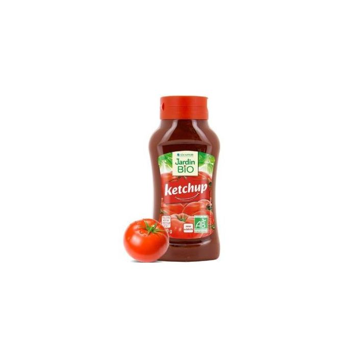 JARDIN BIO Ketchup Bio 560g - Puré de tomates, sin aditivos, ideal para tus comidas.