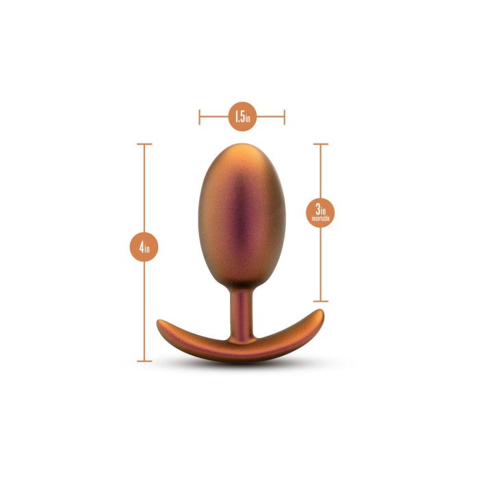 Plug Anal Blush Adventures Marrón (7,6 cm) 5