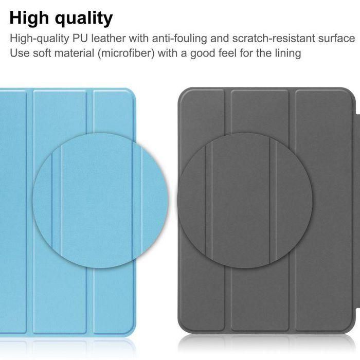 CoreParts For Apple iPad 10th Gen 10.9-inch (2022) Tri-fold Caster Hard Shell Cover with Auto Wake Function - Sky Blue 6 CoreParts For Apple iPad 10th Gen 10.9-inch (2022) Tri-fold Caster Hard Shell Cover with Auto Wake Function - Sky Blue 6