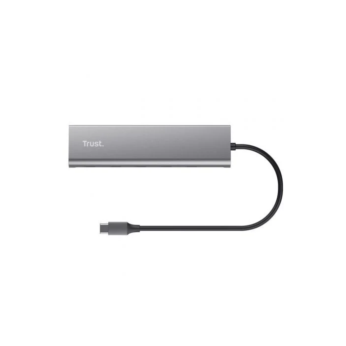 Trust Halyx Hub USB-C 4x USB-C Datos 1x USB-C PD Gris 5 Puertos 3 Trust Halyx Hub USB-C 4x USB-C Datos 1x USB-C PD Gris 5 Puertos 3