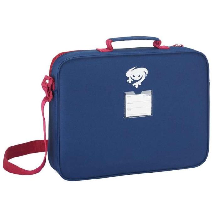 Cartera Escolar Levante U.D. Azul Rojo Grana (38 x 28 x 6 cm) 3