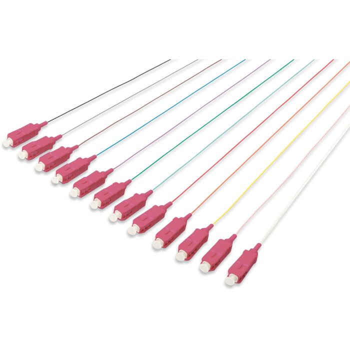 Digitus Pigtail SC Simplex OM4 durchgefärbte, 2 m, Multimodo, LSZH