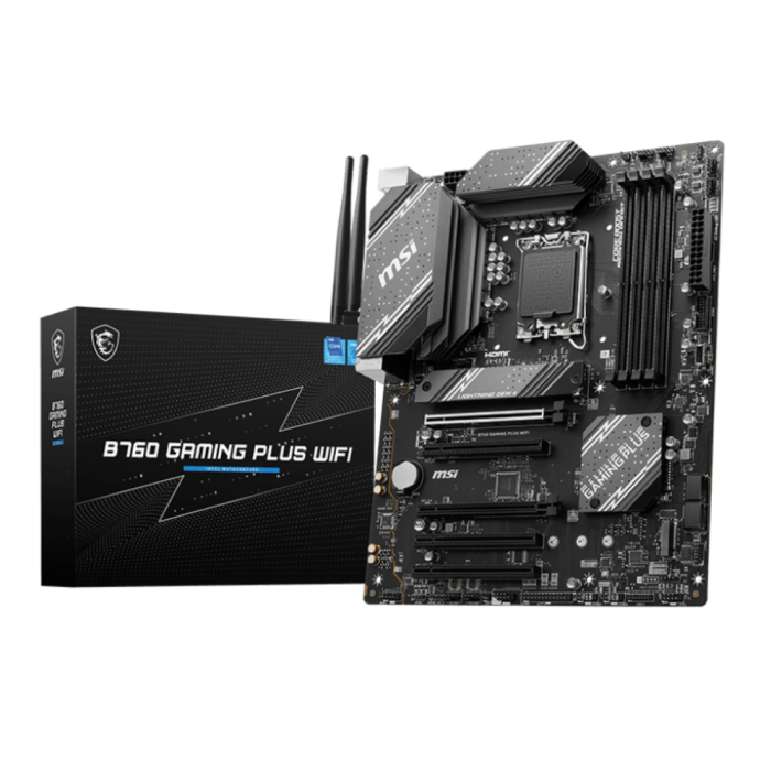 MSI B760 GAMING PLUS WiFi Placa Base ATX Intel B760 Chipset LGA 1700 DDR5 WiFi 6E Bluetooth 5.3 2.5G Ethernet M.2 SATA Compatible