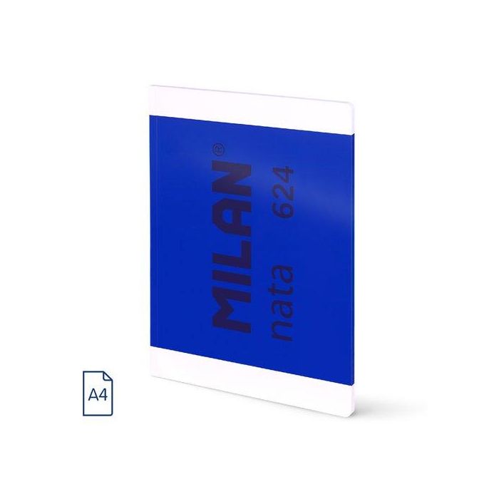 Libreta Milan Nata 624 Since 1918 A4 48H Horizontal 95G Azul (Set de 3)