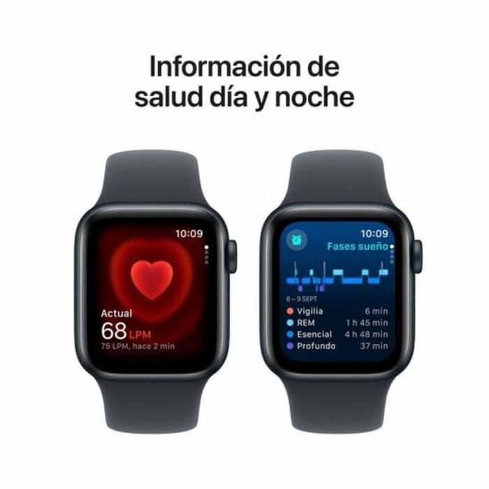Apple Watch SE GPS 40 mm - Reloj Inteligente con Monitor de Ritmo Cardíaco, Resistente al Agua, iOS, Aluminio Reciclado 4 Apple Watch SE GPS 40 mm - Reloj Inteligente con Monitor de Ritmo Cardíaco, Resistente al Agua, iOS, Aluminio Reciclado 4