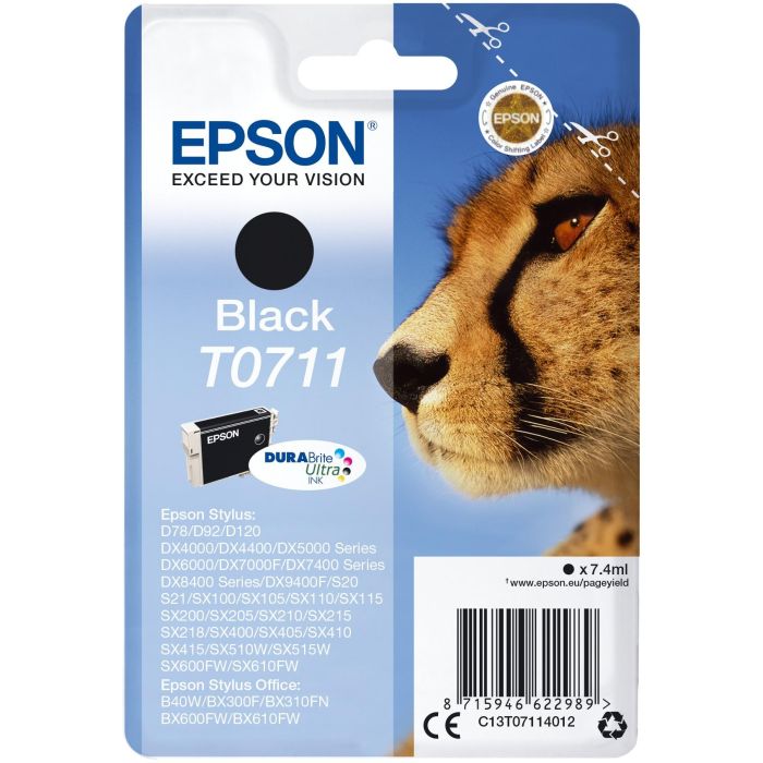 Epson Stylus D-78/92/120/DX-4000/5000/6000/7000F Cartucho Negro 0 Epson Stylus D-78/92/120/DX-4000/5000/6000/7000F Cartucho Negro 0