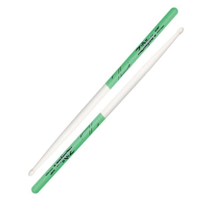 Baquetas Zildjian 5A Hickory Dip Natural Verde 2