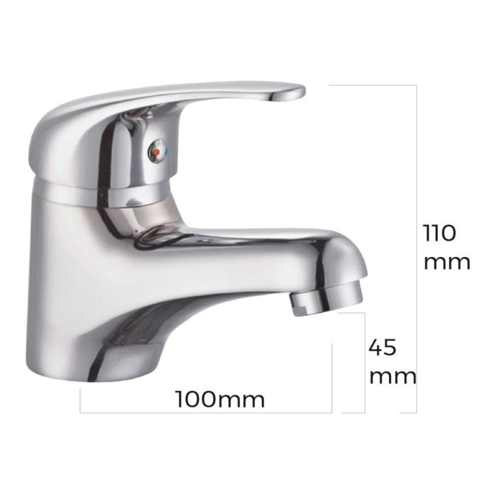 Edm Grifo Monomando Lavabo Serie Saona Cromado Latón Zinc Cartucho Cerámico 40cm 1 Edm Grifo Monomando Lavabo Serie Saona Cromado Latón Zinc Cartucho Cerámico 40cm 1