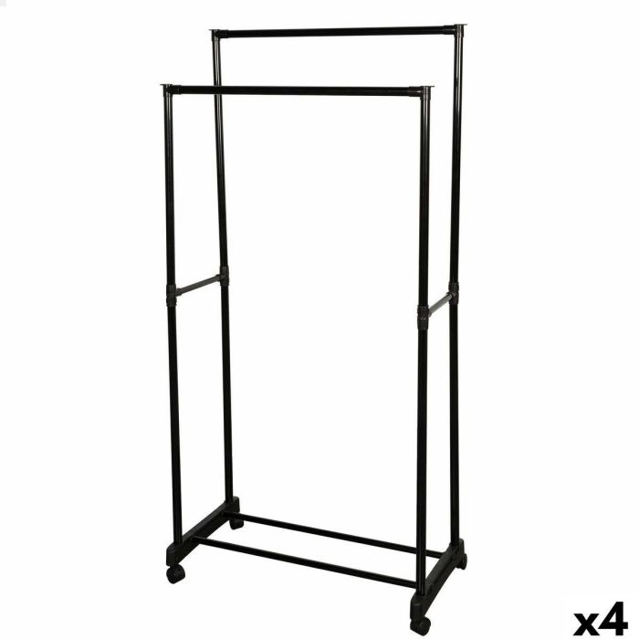 Perchero Max Home Acero Plástico 75 x 157 x 40 cm (4 Unidades) Perchero Max Home Acero Plástico 75 x 157 x 40 cm (4 Unidades)